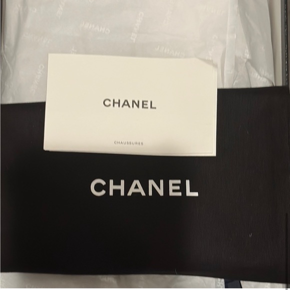 Chanel Dark Navy Espadrille Mules - Picture 6 of 7